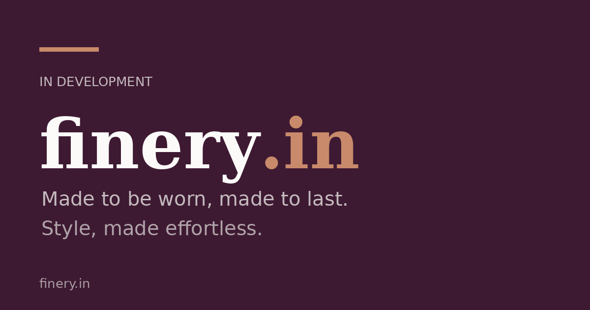 Link preview image for finery.in